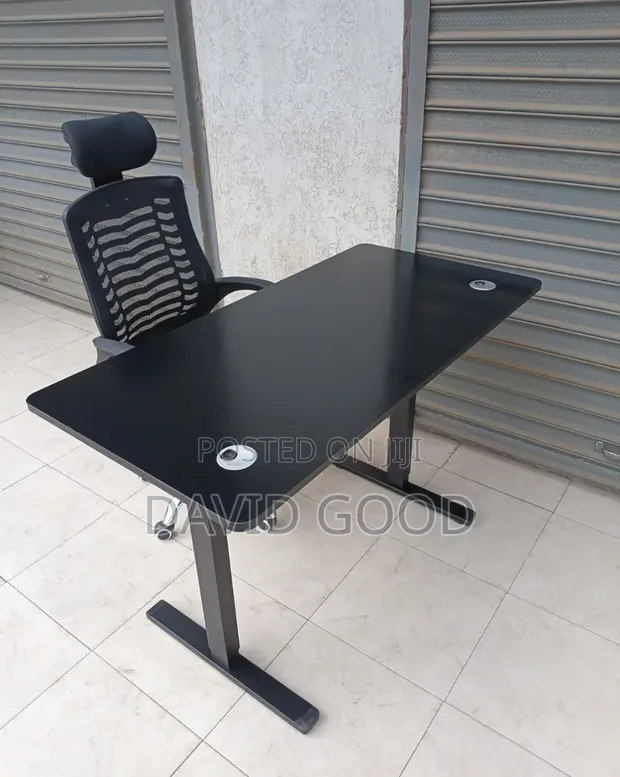 Adjustable Electric Standing Desk and Chair - Brand New - 1