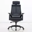 Kiti cha Ofisi cha Ergonomic chenye Mkeka Mrefu - Nyeusi - 2