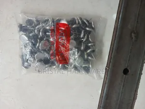 Ferrous Metal Snap Button Rivets - 100pcs