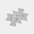 80mm I Shaped Cabros Per SQM - 1