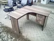 L-Shaped Office Desk - Kahawia Rustic - 2