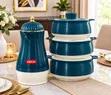 Milton Duo Thermol Hot Pot Set (1L, 1.5L, 2.5L) + 1L Flask - 2