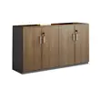Lockable 4-Door Home Office Storage Credenza - 2