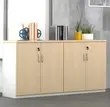 Lockable 4-Door Home Office Storage Credenza - 5