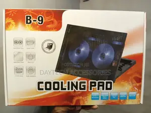 B-9 Dual-Fan Laptop Cooling Pad (Hadi 17")