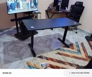 Standing Computer Desk - Nyeusi 1.2M