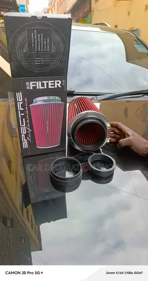 Spectre Air Filter Inayoweza Kuoshwa na Kutumika Tena kwa Utendaji wa Juu na Adapta