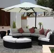 Durable Garden Parasol - Orange - 2