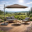 Durable Garden Parasol - Orange - 3