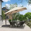 Durable Garden Parasol - Orange - 4