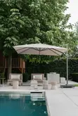 Durable Garden Parasol - Orange - 5