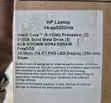 New HP 14 Laptop: Intel Core i5, 8GB RAM, 512GB SSD - 4