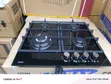 Bolesi Hob ya Gesi 4 Burner Iliyojengwa Ndani na Kioo cha Kioo - 1