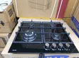 Bolesi Hob ya Gesi 4 Burner Iliyojengwa Ndani na Kioo cha Kioo - 2
