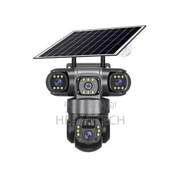 Triple Lens 4G Solar CCTV Camera - 1