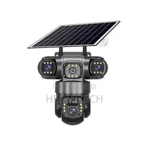 Triple Lens 4G Solar CCTV Camera