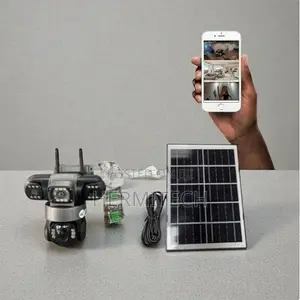 Triple Lens 4G Solar CCTV yenye Wireless Viewing