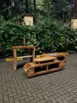 Rustic Reclaimed Wood Furniture Set - Vipande 3 - 5