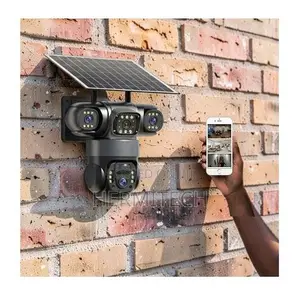 Triple Lens 4G Solar CCTV with Phone Notifications