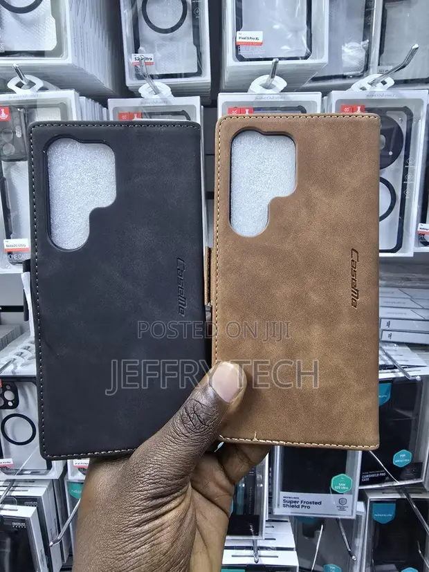 Kifuniko cha Ngozi cha CaseMeDesign Flip kwa Samsung Galaxy S25 Ultra - 1
