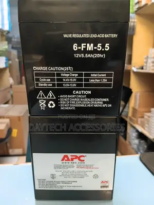 Betri ya Kubadilisha ya APC UPS 12V 5.5Ah VRLA
