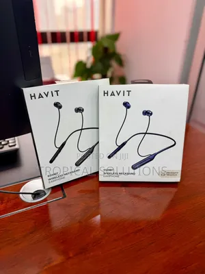Havit E529BT Neckband Earphones - Nyeusi