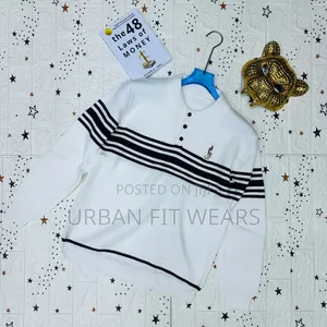 Polo Brand Sweater with Neck Buttons