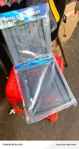 Plate Holders za Nambari za Carbon Finish za 2 Square Zenye Kifunga - 2