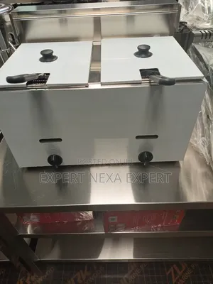 Cooker Mbili ya Gesi na Fryer