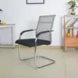 Reception Guest Chair with Armrest - Black - 2