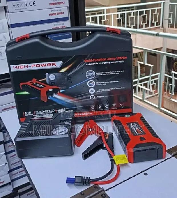 Compact Jump Starter Kit with Air Compressor - 1