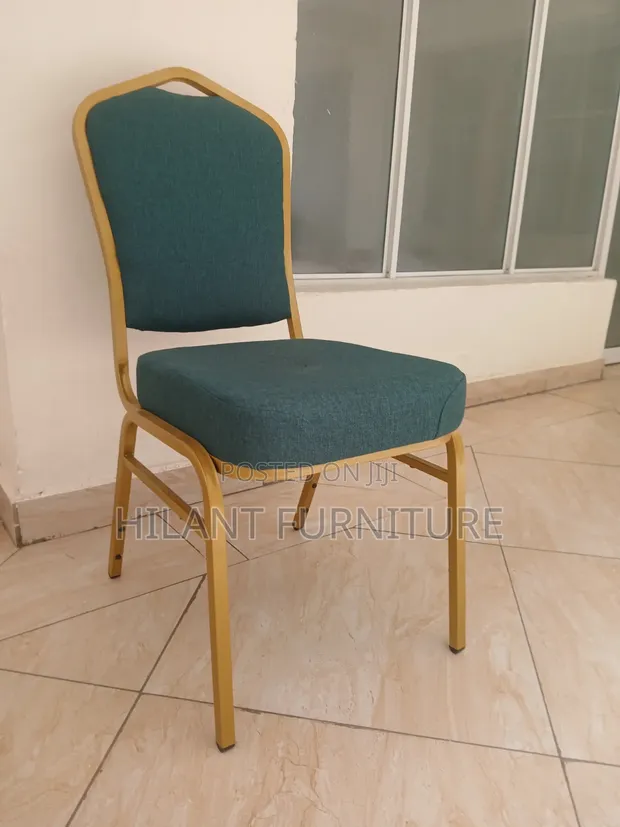 Premium Green Gold Banquet Chair - 1