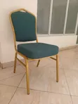 Premium Green Gold Banquet Chair - 1