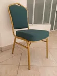 Premium Green Gold Banquet Chair - 3