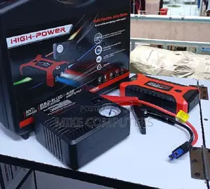 Smart Jump Starter na Air Compressor kwa Magari Madogo