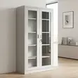 Full Glass Steel Office Cabinet - 1