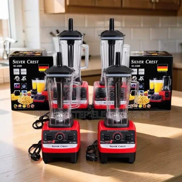 Silver Crest Blender na Grinder 2-in-1 Double Cup - Mpya Kabisa - 1