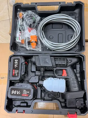 Rechargeable High Pressure Washer - Complete Cleaning Set