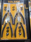 Tolsen Circlip Pliers Set Vipande 4 (180mm) - 2