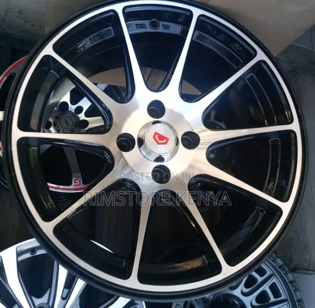 15" Black Silver Rims - Axio, Probox, Demio, Nissan Note (Full Set) - 1