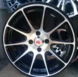 15" Black Silver Rims - Axio, Probox, Demio, Nissan Note (Full Set) - 2