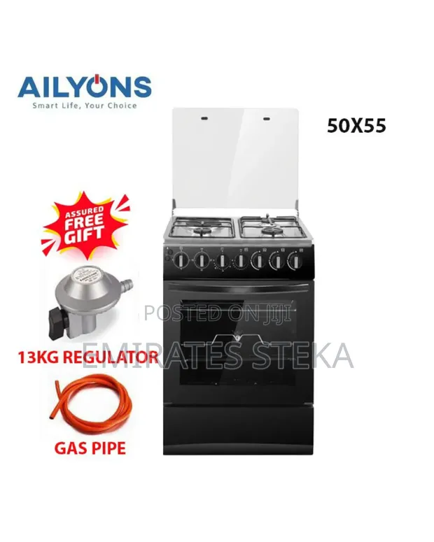Ailyons 50x55cm 3+1 Electric Hot Plate Standing Cooker - 1