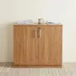 Home Credenza Cabinet - Red Wood - 5