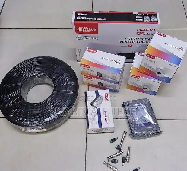 Dahua 4 Channel CCTV Kit - Full Color Day/Night - 1