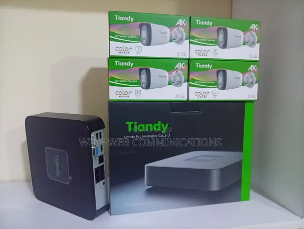 Kifurushi cha Tiandy NVR cha CCTV cha IP chenye Milango 4 - 1