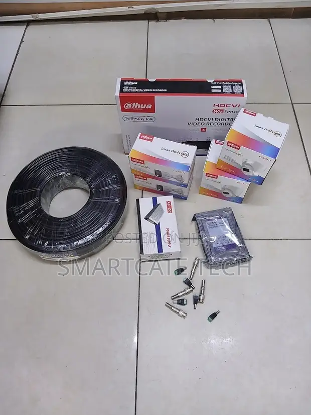 Dahua 4CH Full Color CCTV Security System na Kutazama kwa Simu - 1