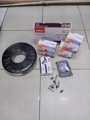 Dahua 4CH Full Color CCTV Security System na Kutazama kwa Simu
