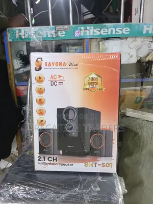 Sayona 2.1CH Subwoofer Speaker System - Bluetooth Remote