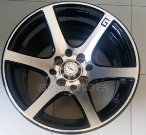 Rims 14" - Nyeusi & Fedha (Axio, Demio, Nissan Note)