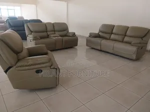 King Size 6-Seater Luxury Recliner Sofa Set - 3+2+1